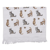 Clayre & Eef Guest towel Cats