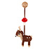 Sindibaba Pram Clip with rattle Deer with Mushroom