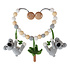 Sindibaba Wagenkette mit Rassel Koala grey (Bio-Baumwolle)
