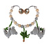Sindibaba Wagenkette mit Rassel Koala grey (Bio-Baumwolle)