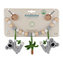 Sindibaba Stroller chain with rattle Koala grey (organic cotton)