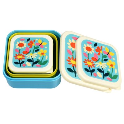 Rex London Snack Boxes Butterfly Garden