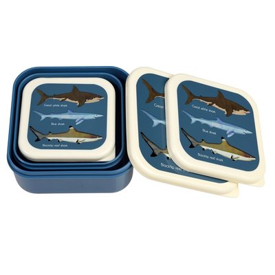 Rex London Snack Boxes Sharks