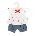 Olimi Doll Clothing Set Miniland 38cm Cherries