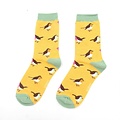Miss Sparrow Socks Bamboo Multicolour Robins yellow