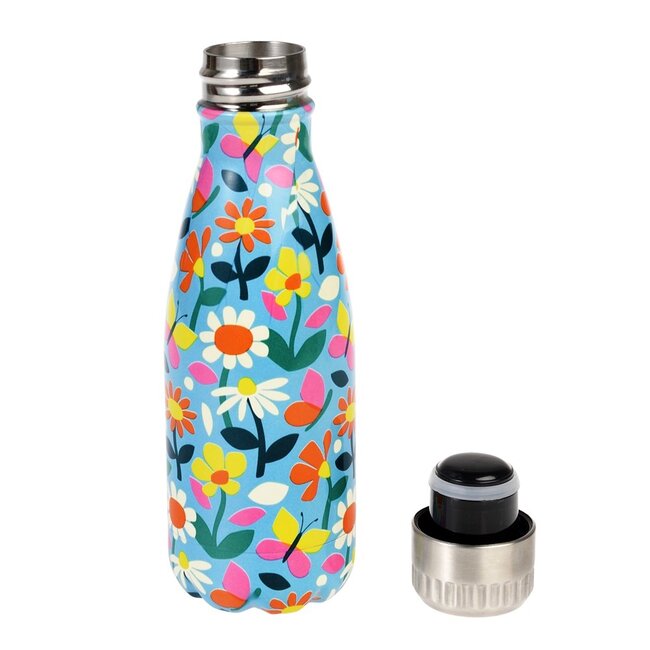 Steel bottle Butterfly Garden small