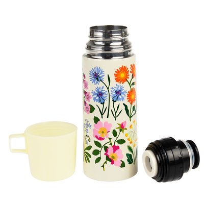 Rex London Flask and cup Wild Flowers