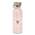 Paperproducts Design Edelstahl-Flasche Heart of Gold rose