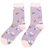 Miss Sparrow Socken Bamboo Dainty Floral lilac