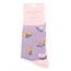 Socks Bamboo Dainty Floral lilac