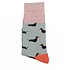 Miss Sparrow Socks Bamboo Little Sausage Dogs duck egg