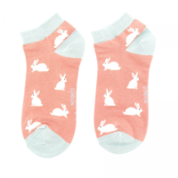 Miss Sparrow Trainer Socken Bamboo Rabbit dusky pink