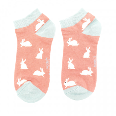 Miss Sparrow Trainer Socks Bamboo Rabbit dusky pink