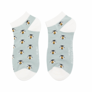 Miss Sparrow Trainer Socken Bamboo Honey Bees blue
