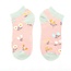 Miss Sparrow Trainer Socks Bamboo Dainty Floral dusky pink