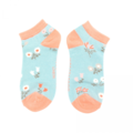 Miss Sparrow Trainer Socken Bamboo Dainty Floral duck egg