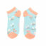 Miss Sparrow Trainer Socken Bamboo Dainty Floral duck egg
