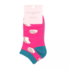 Miss Sparrow Trainer Socks Bamboo Cute Hedgehogs hot pink