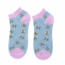 Trainer Socks Bamboo Scattered Bee denim