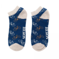 Miss Sparrow Trainer Männer-Socken Bamboo Little Bikes navy