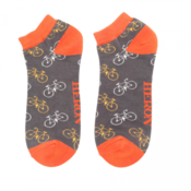 Miss Sparrow Trainer Männer-Socken Bamboo Little Bikes charcoal