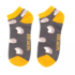 Miss Sparrow Trainer Mens Socks Bamboo Cute Hedgehogs grey