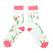 Miss Sparrow Socken Bamboo Wild Iris duck egg