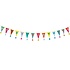 Talking Tables Bunting Fabric We love Birthdays rainbow embroidered