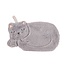 Hot Water Bottle Cat grey
