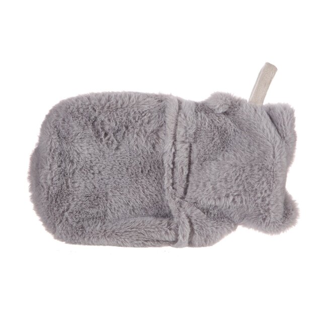 Hot Water Bottle Cat grey