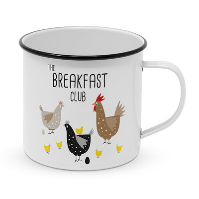 Paperproducts Design Enamel Mug Breakfast Club