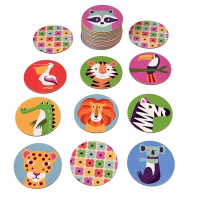 Rex London Memory Game Colourful Creatures