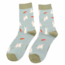 Socken Bamboo Bunnies & Carrots duck egg
