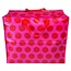 Jumbo bag Spotlight red on pink