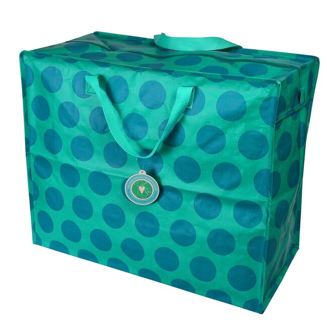 Riesentasche Spotlight blue on turquoise