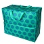 Riesentasche Spotlight blue on turquoise