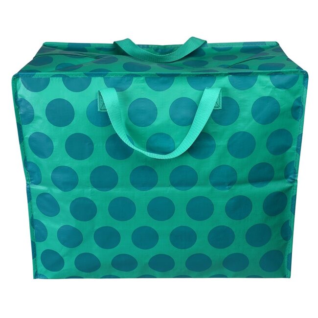Riesentasche Spotlight blue on turquoise