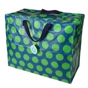 Rex London Jumbo bag Spotlight green on blue