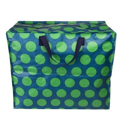 Rex London Jumbo bag Spotlight green on blue