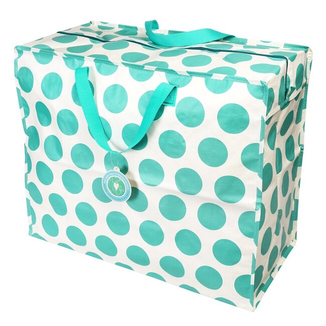 Riesentasche Spotlight turquoise on cream