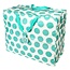 Riesentasche Spotlight turquoise on cream