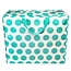 Riesentasche Spotlight turquoise on cream