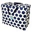 Riesentasche Spotlight navy on cream
