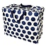 Riesentasche Spotlight navy on cream