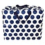 Riesentasche Spotlight navy on cream