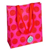 Rex London Shopping bag Spotlight red on pink