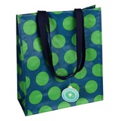 Rex London Shopping bag Spotlight green on blue