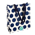 Rex London Shopping bag Spotlight navy on cream