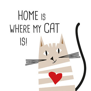 Paperproducts Design Papierservietten Home Cat