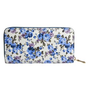 Clayre & Eef Wallet Blue Flowers